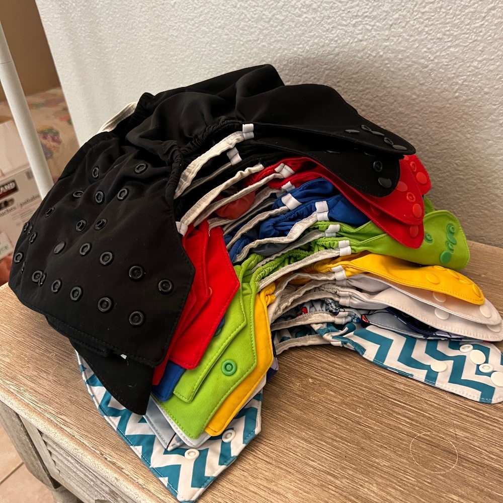 Alva Baby Cloth Diapers USED - 20 pairs